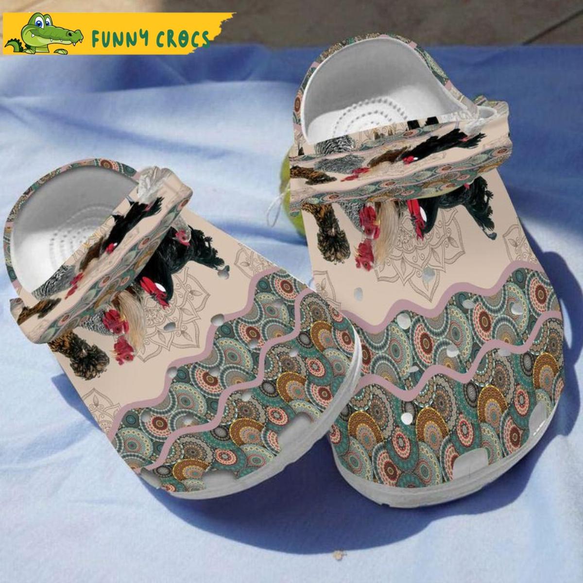 Chicken And Pumpkin Sleigh Love Snows Gift Crocs Clog Shoes