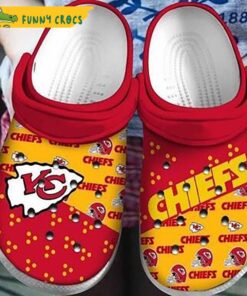 Kansas City Chiefs Skull Crocs Sandals