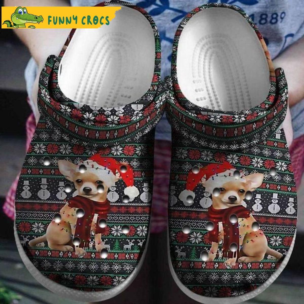 Funny Chihuahua Dog Crocs Shoes