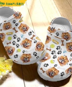 Chow Chow Pattern Crocs Slippers