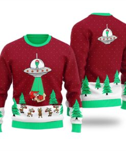 Christmas Is Cancelled Alien Funny Christmas Sweaters