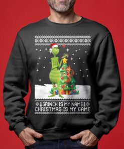 Christmas Is My Game Grinch Ugly Sweater