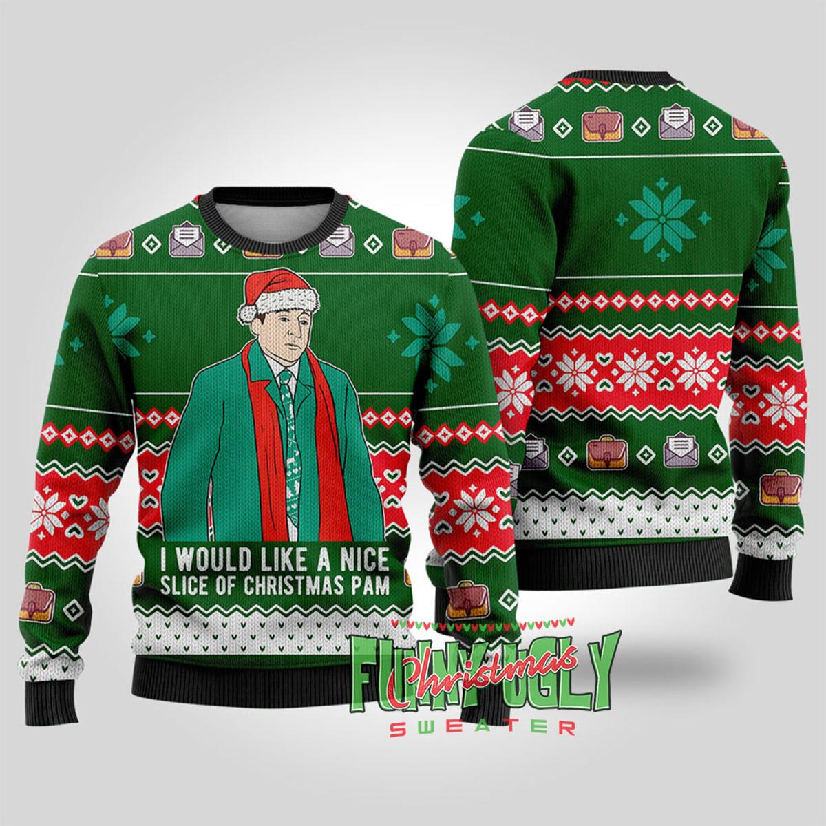 Little Naughty The Office Christmas Sweater