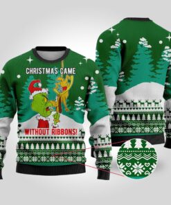 Christmas Without Ribbons Grinch Sweater