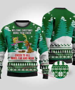 Cindy Lou Who Cheer To All Grinch Sweater