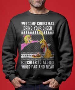 Cindy Lou Who Cheer To All Grinch Ugly Christmas Sweater