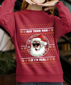 Classic African American Santa Ugly Funny Christmas Sweaters