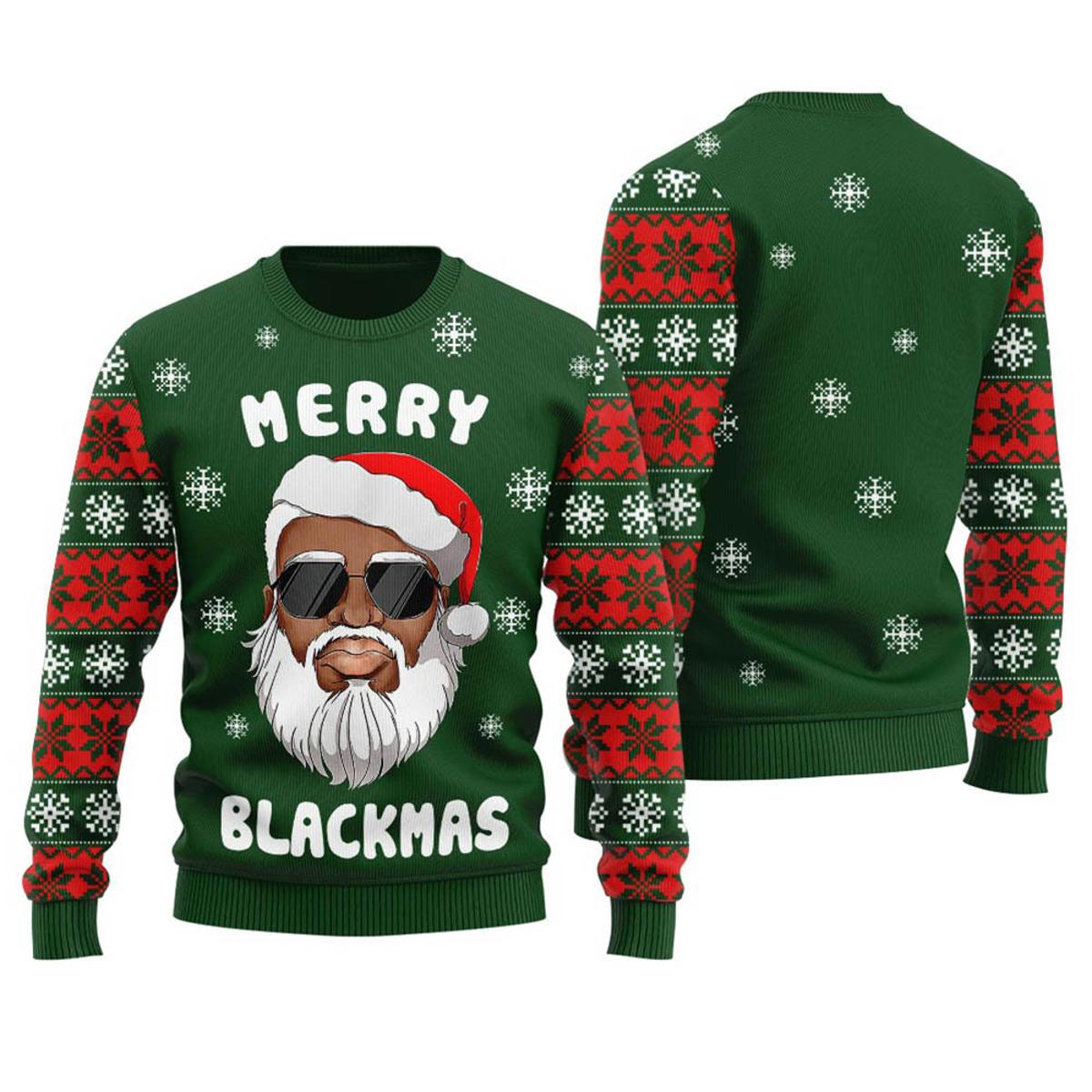 Cool Santa Merry Xmas Ugly Ugly Sweater