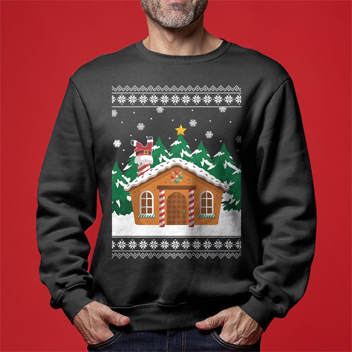 Funny Gingerbread Ugly Christmas Sweater