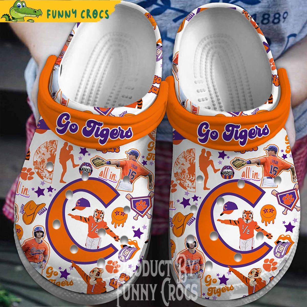 Clemson Tigers Crocs Slippers