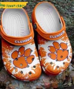 Clemson Tigers Football Ncaa Crocs Shoes