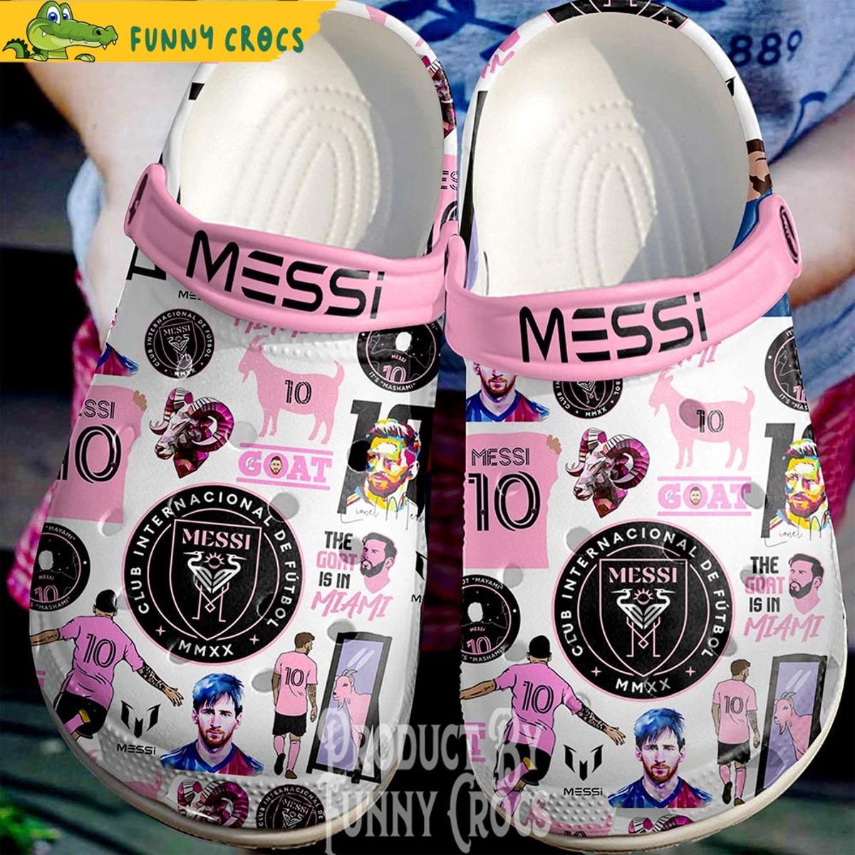 Club Inter Miami Messi Crocs Slippers