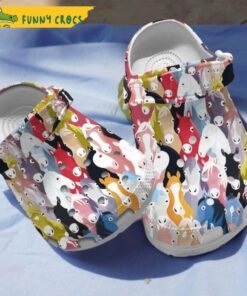 Colorful Cartoon Horse Crocs Shoes