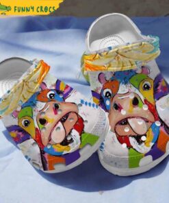 Colorful Cattle Cow Crocs Shoes