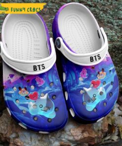 Colorful Characters Bt21 Bts Crocs Sandals