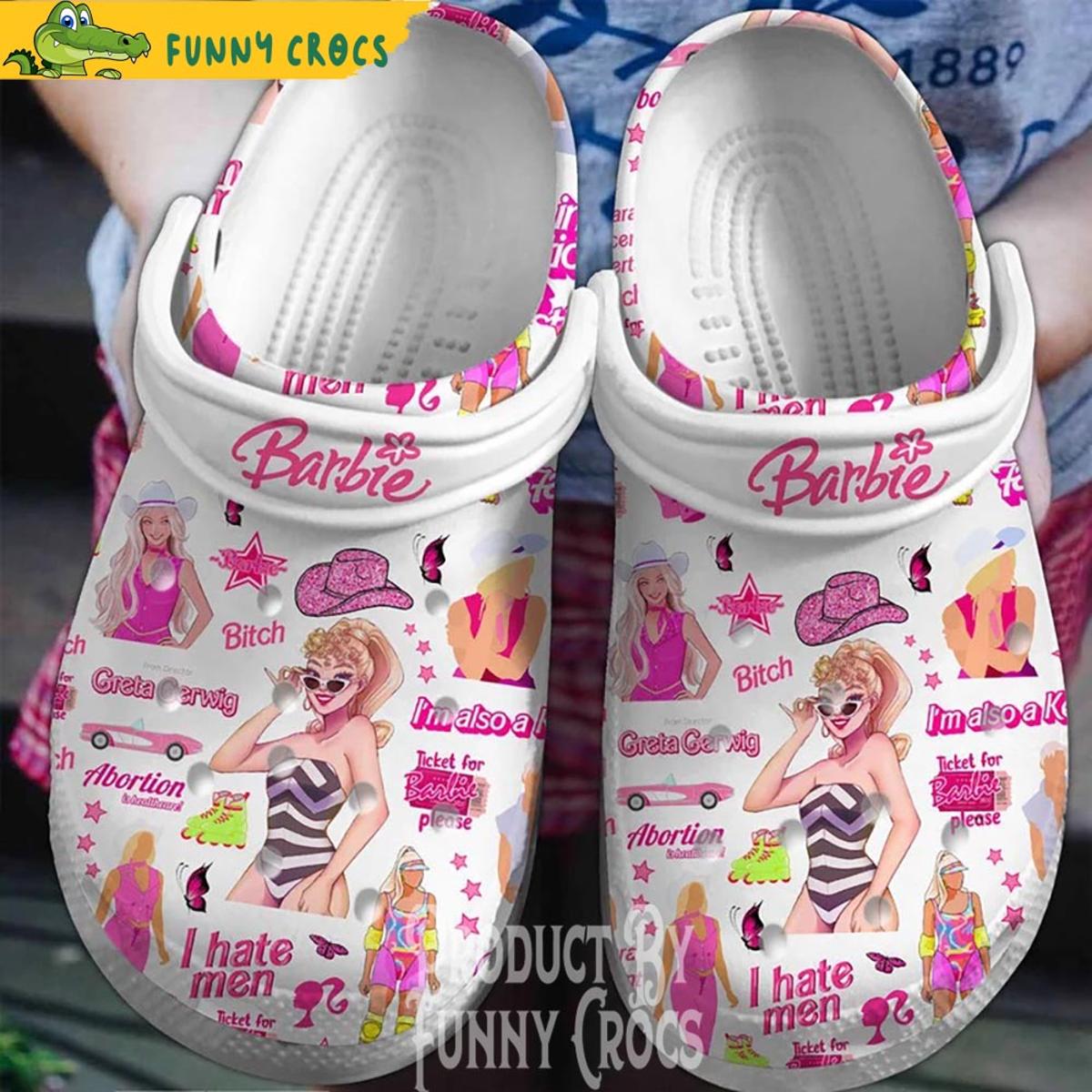 Barbie In The Pink Shoes Personalized Crocs Shoes