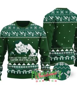 Come Out The Coast Die Hard Christmas Sweater