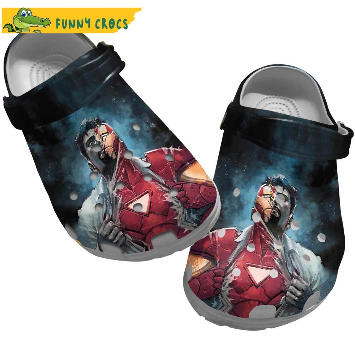 Marvel Iron Man Crocs Shoes