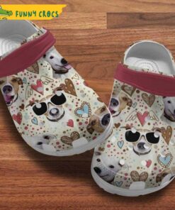 Cool Dog With Glasses Birthday Crocs Shoes