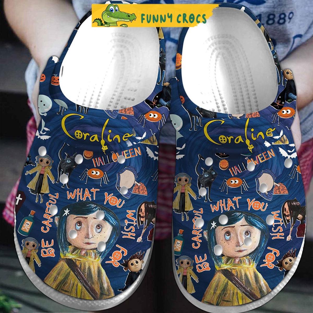 Trick Â€?r Treat Always Check Your Candy Black Crocs Shoes