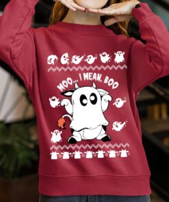 Cow Halloween Outfit Womens Christmas Sweater