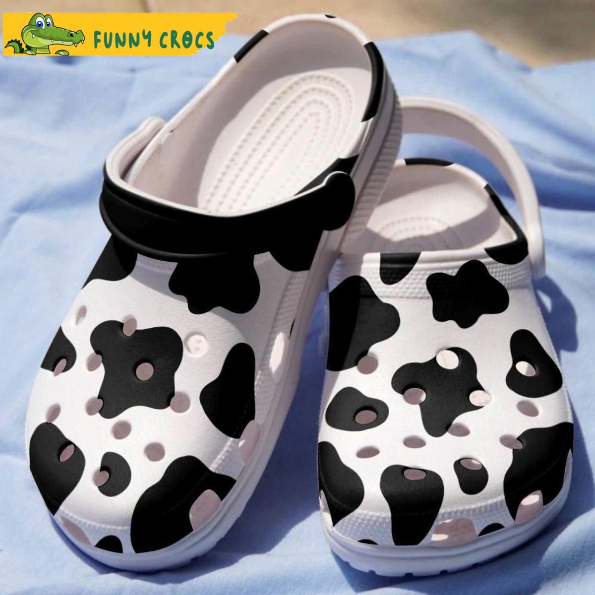 Come To Play The Games Cow Crocs Clog Shoes