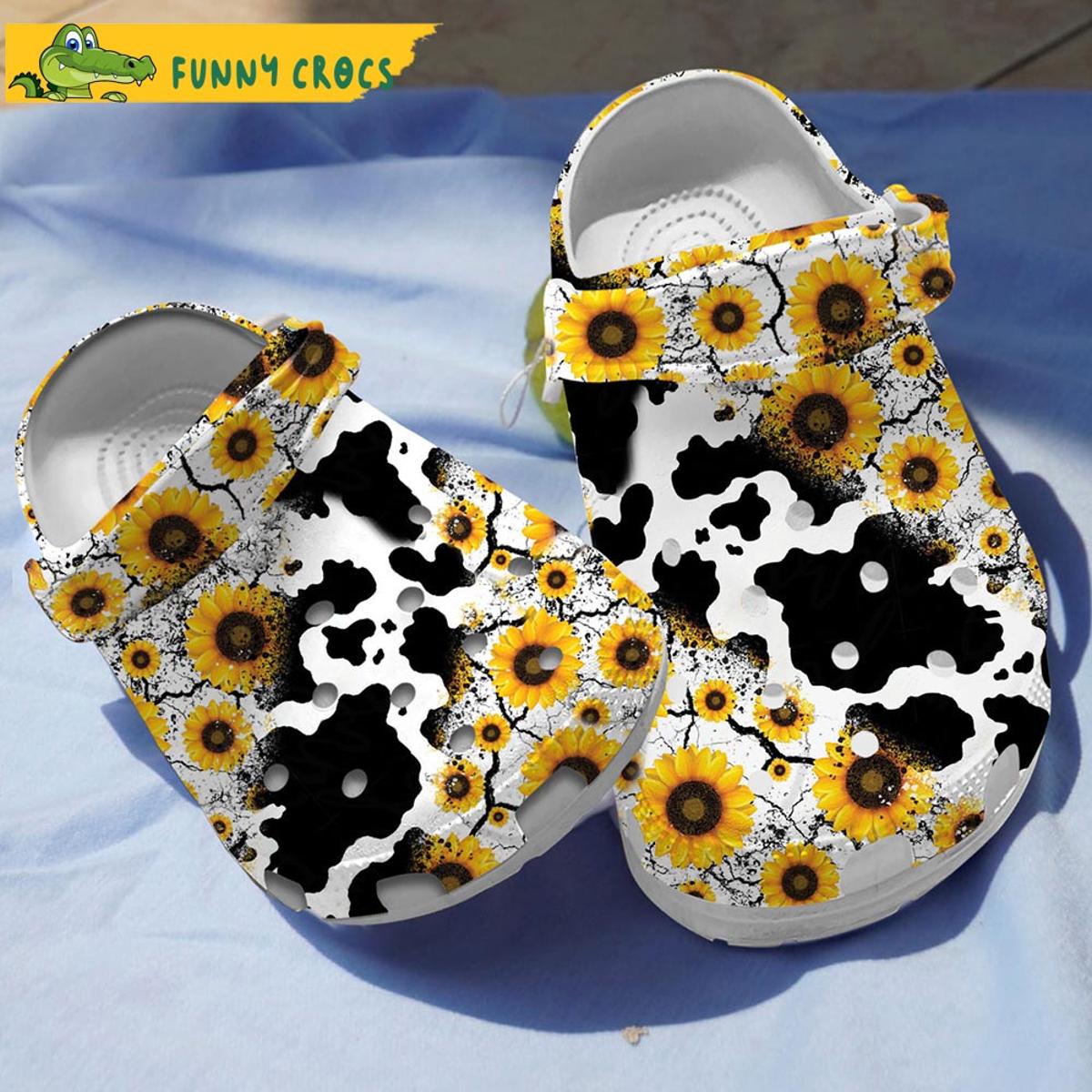 Beautiful Sunflower Butterfly Garden Crocs Clog Shoes