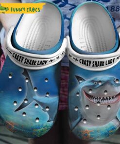 Personalized Shark Mom Crocs Clogs