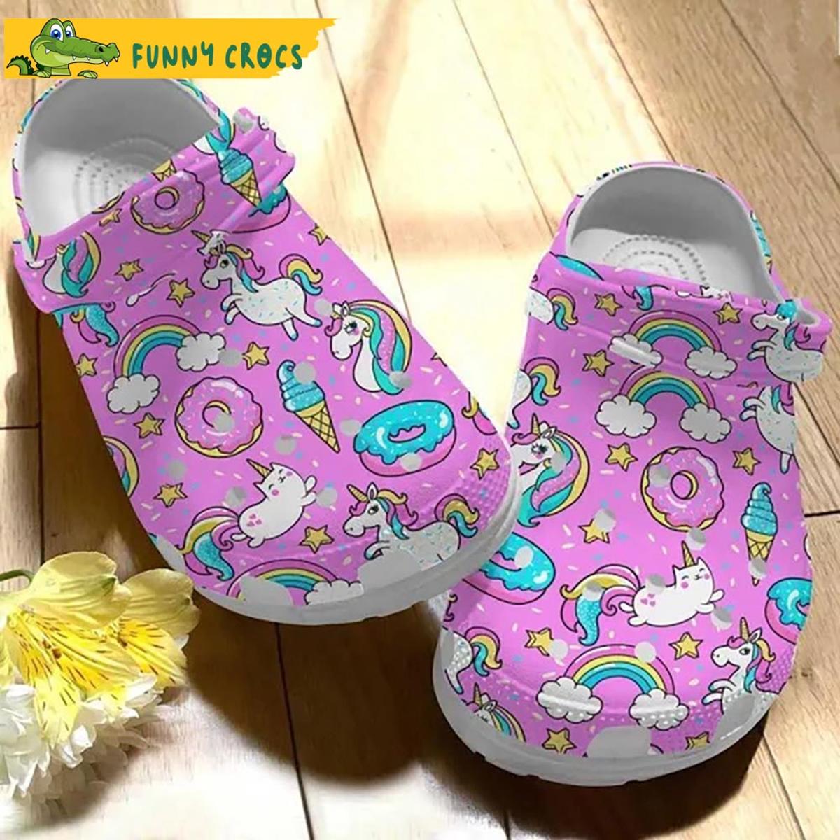 Beautiful Unicorn Crocs Slippers