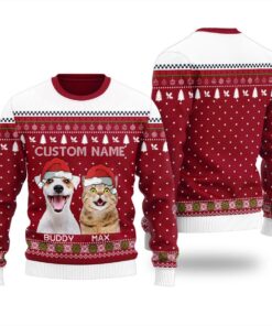 Creative Santa Paws Custom Pet Christmas Sweater