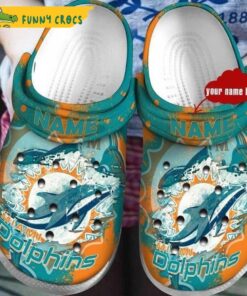 Crocs Custom Miami Dolphins Shoes