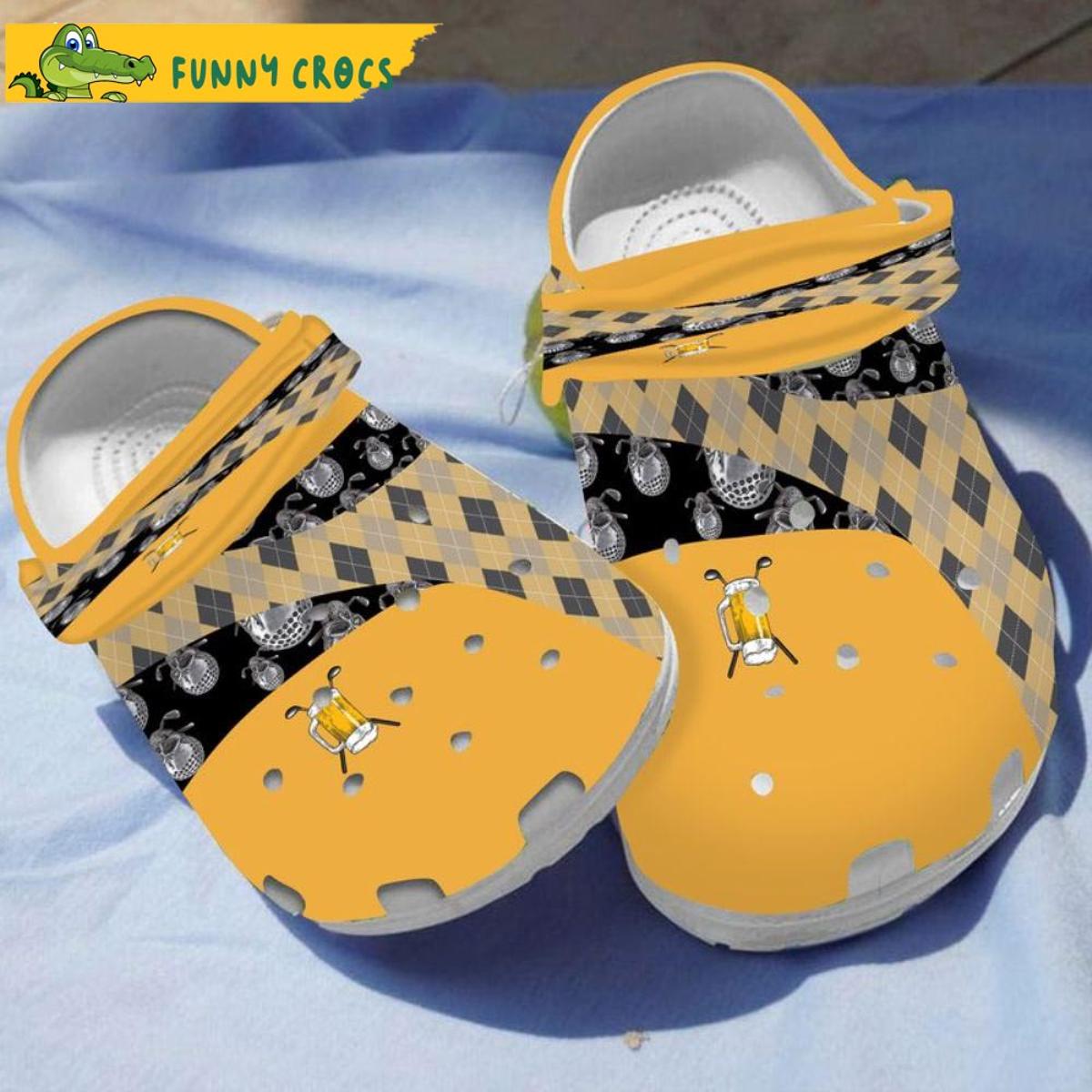 Ball Crack Wall Golf Crocs Shoes