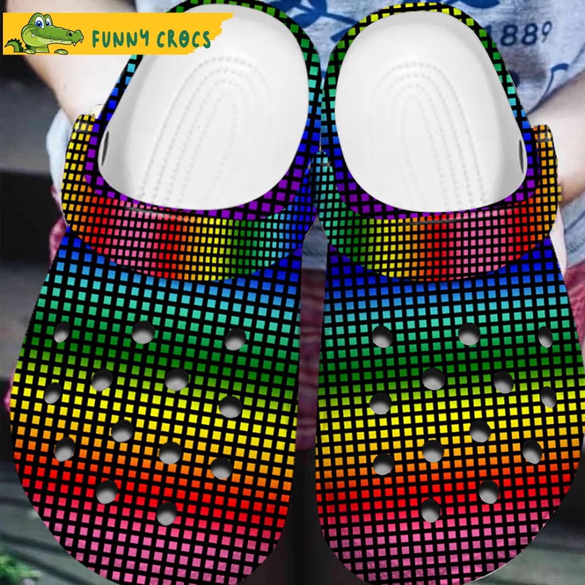 Classic Rainbow Limited Edition Lgbt Crocs Shoes