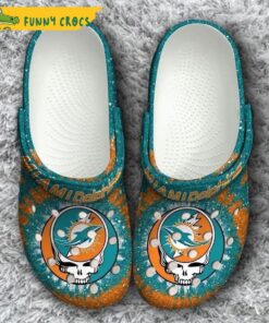 Custom Miami Dolphins Nfl Crocs Clog Shoes