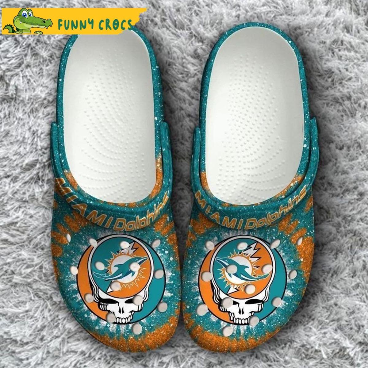 Custom Miami Dolphins Nfl Crocs Clog Shoes