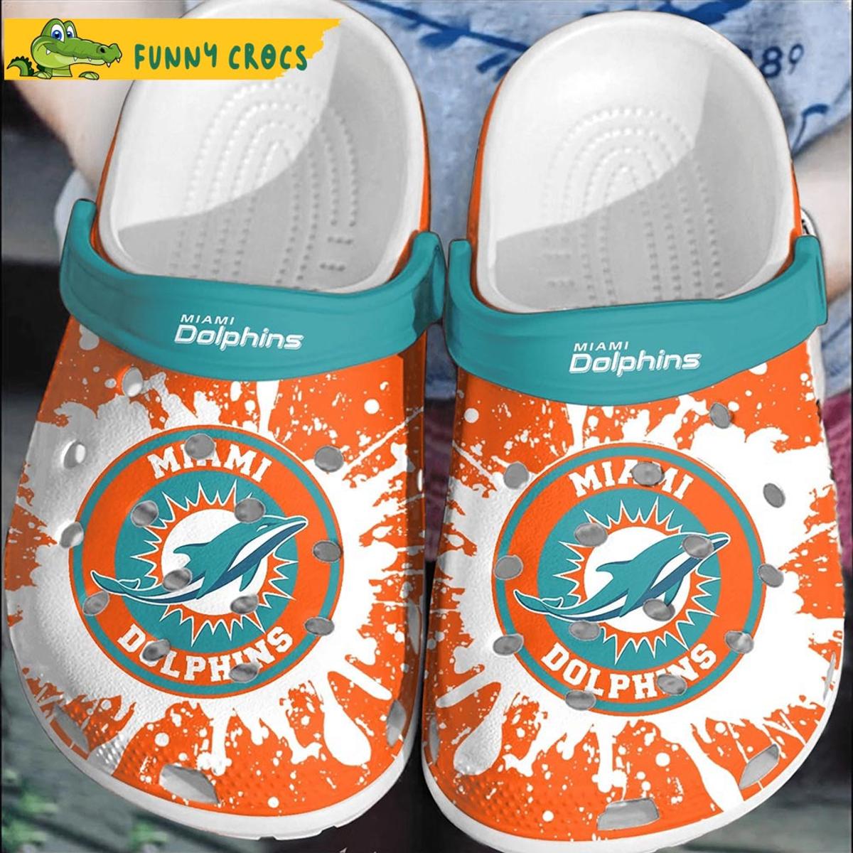 Nfl Miami Dolphins Crocs Shoes