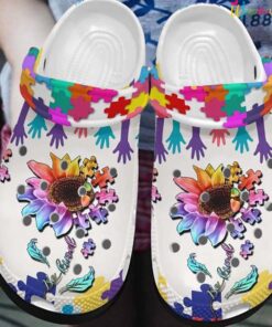 Butterfly Sunflower Crocs Slippers