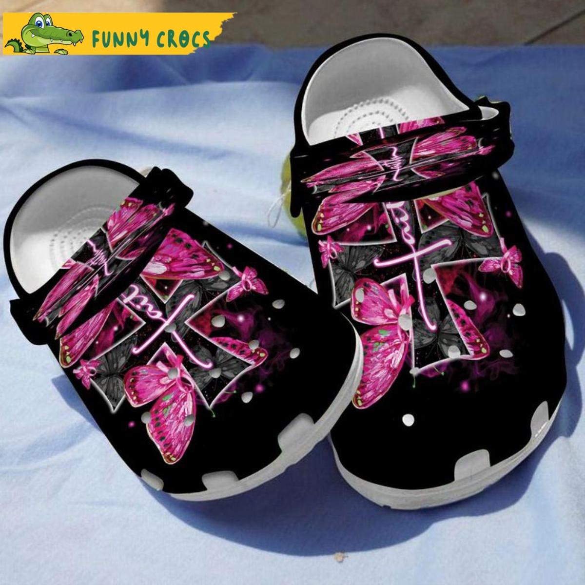 Customized Abstract Butterfly Crocs Sandals