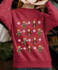 Custom 2 Faces Ugly Christmas Sweater