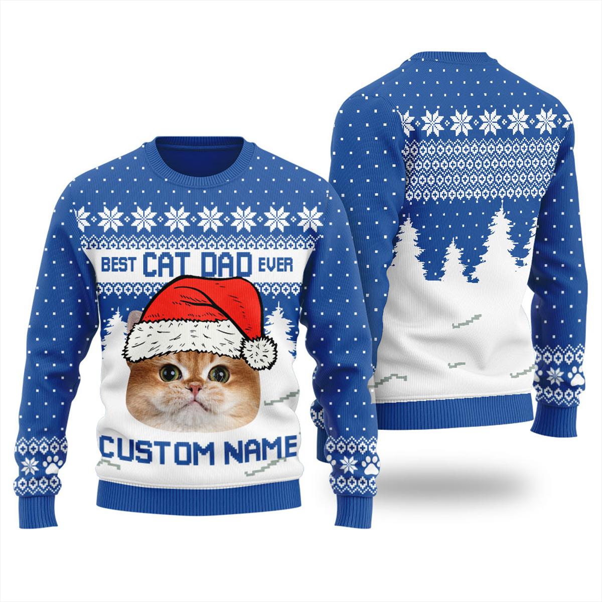 Custom Face Halloween Ugly Sweater