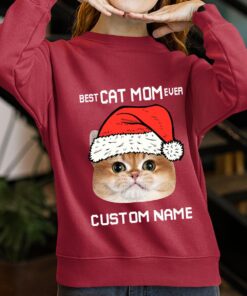 Custom Cat Mom Ugly Sweaters