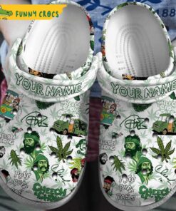 Custom Cheech And Chong Weed Crocs Clog