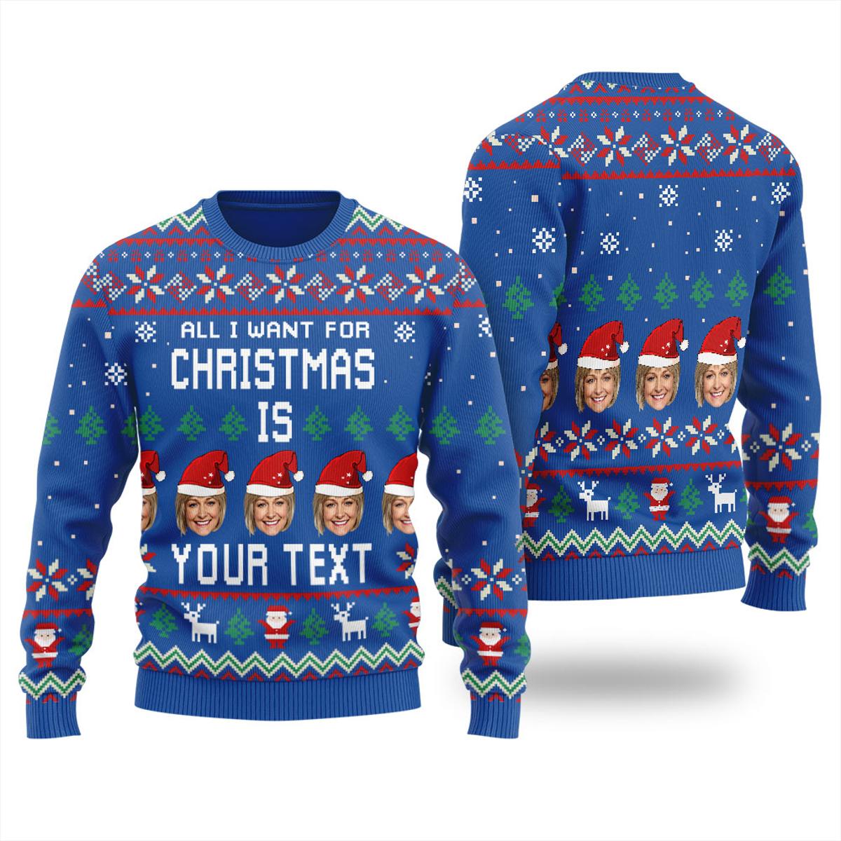 Tacky Custom Dog Ugly Sweater