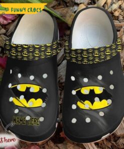 Custom Comic Batman Crocs Clog Shoes