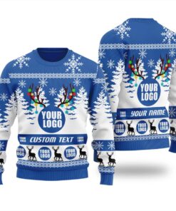 Custom Company Logo Ugly Sweater