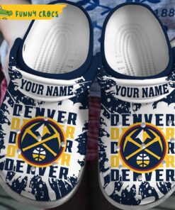 Custom Denver Nuggets Crocs Sandals