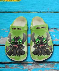 Custom Devil Lilo And Stitch Crocs Sandals