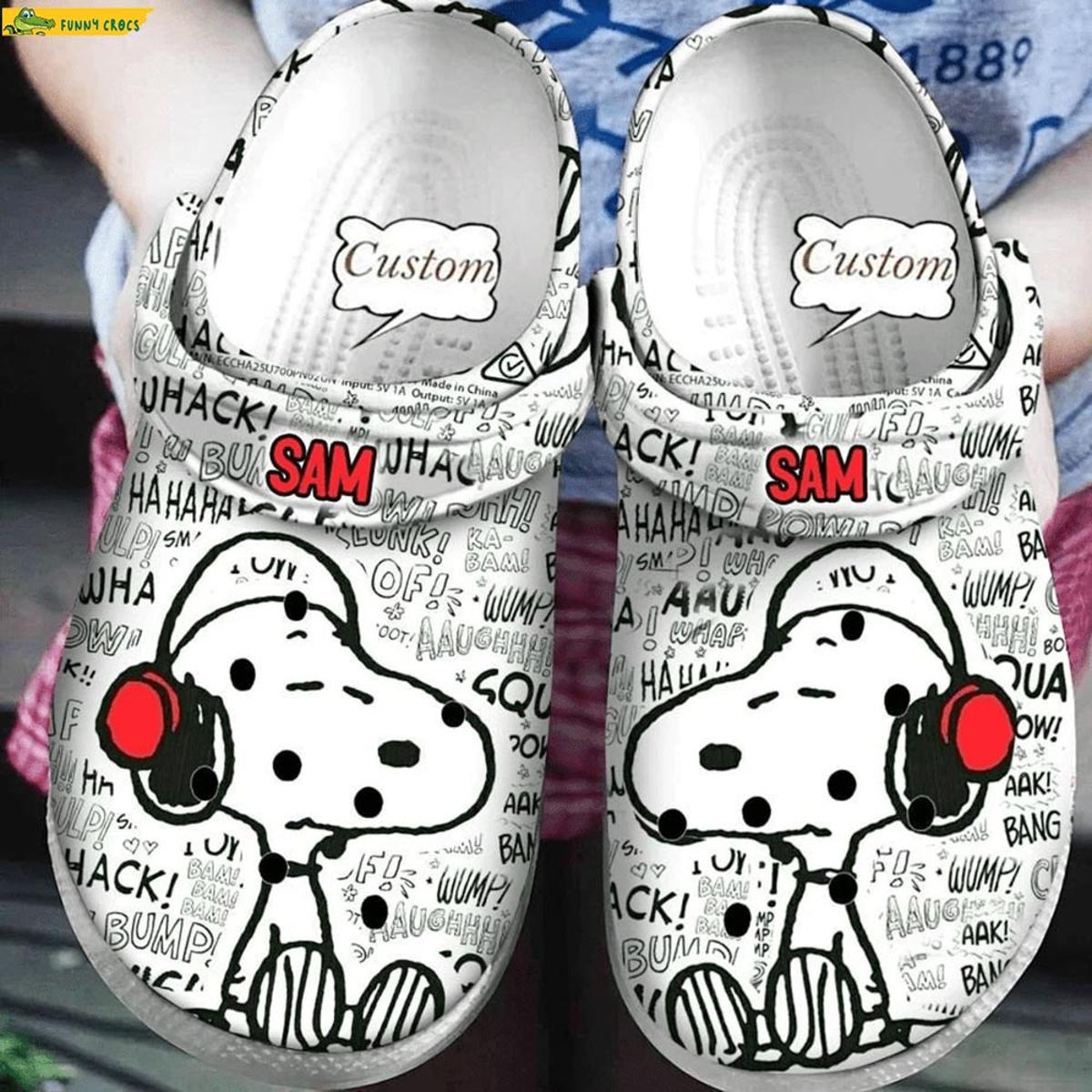 Custom Disney Take A Shower Snoopy Crocs Shoes