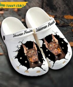 Custom Doberman Pinscher Doberman Gifts Crocs Sandals