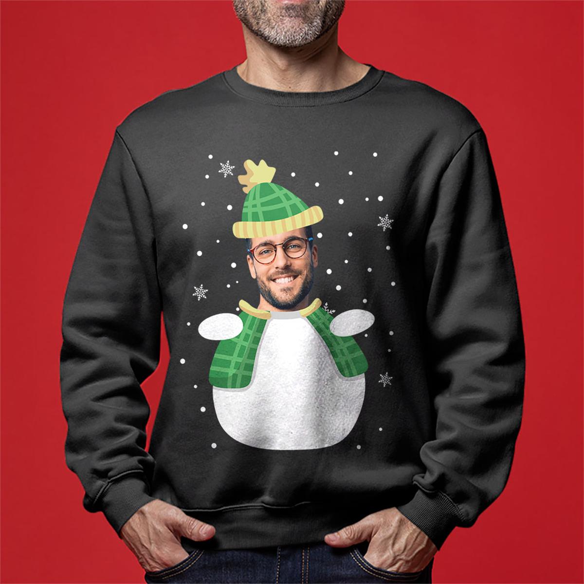 It’s The Most Wonderful Time For A Beer Custom Face Ugly Sweaters